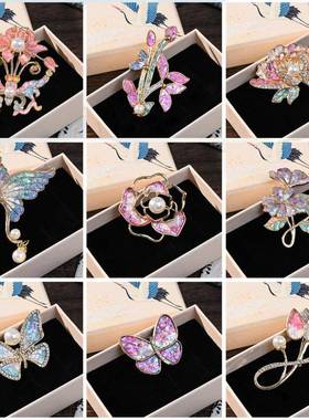 新年手工螺钿胸针diy材料包创意花钿饰品团建沙龙活动暖场礼物