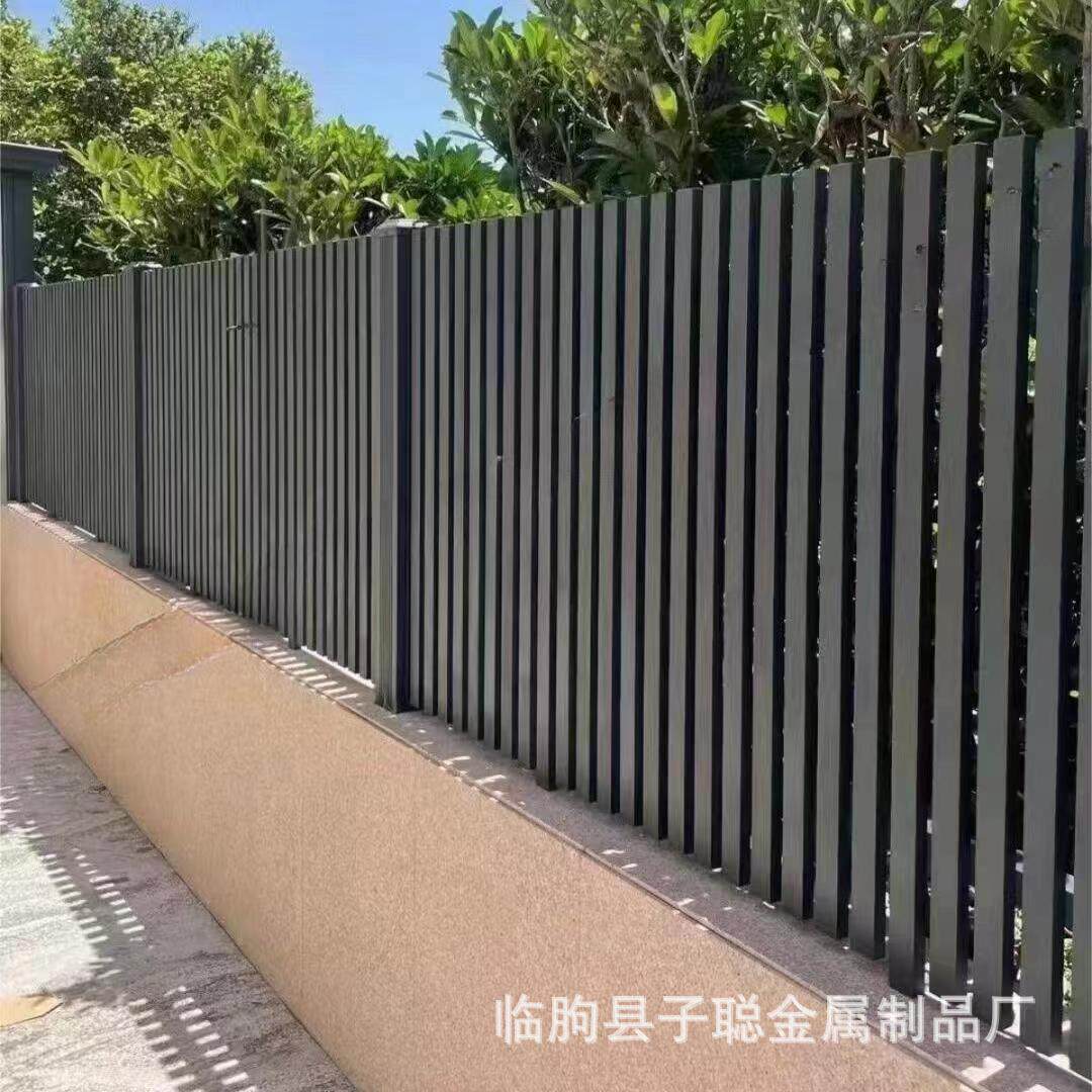 简约新中式铝艺护栏小区别墅铝合金围栏可订置铝艺栅栏阳台围栏