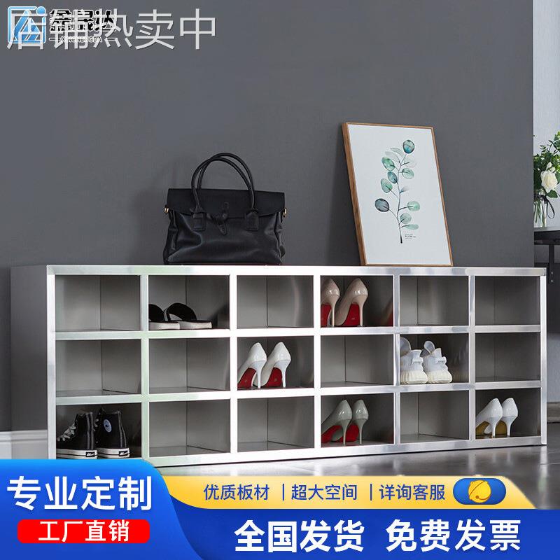 不锈钢鞋柜无尘净化车间304单双面工厂员工更鞋柜多门多格换鞋柜