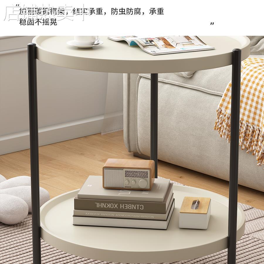小茶几移动沙发边几小桌子客厅家用置物架简约现代小推车带轮新款