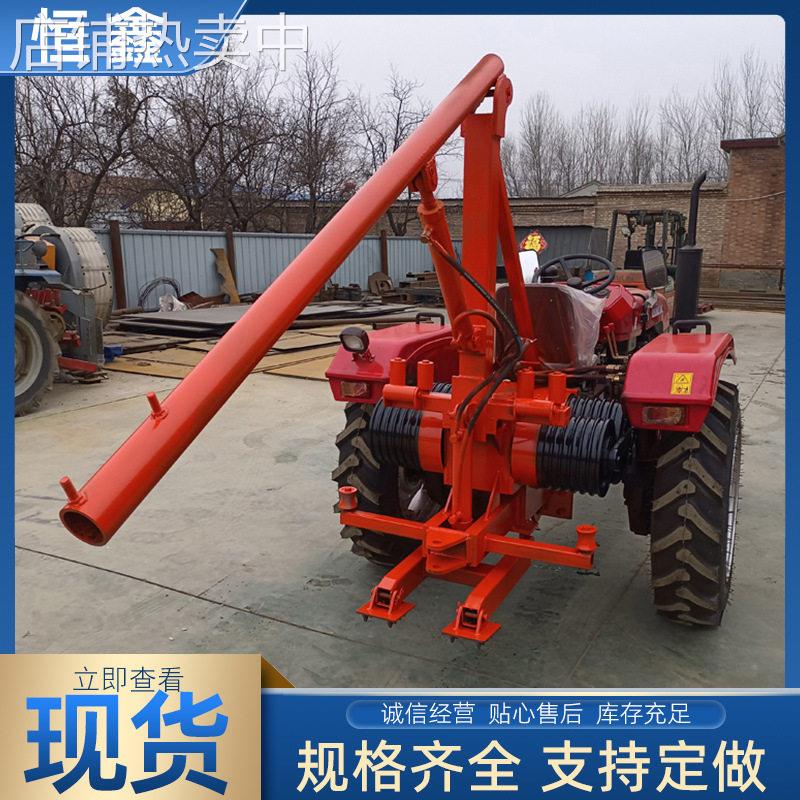 二手拖拉机改装绞磨机 电力牵引机 四轮拉电缆绞盘 大吨位快速收