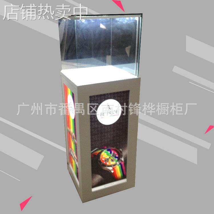 长期供应 玻璃钟表展柜 饰品钟表展柜 机玻璃钟表展示柜