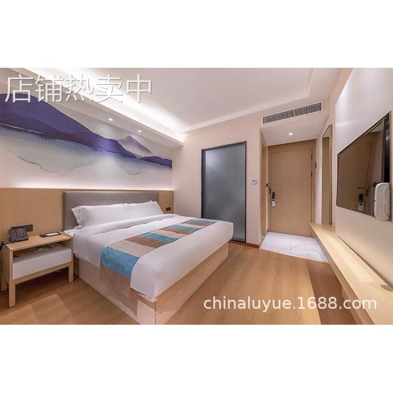 网红星级酒店宾馆床家具套房标间全套民宿公寓专用客房床工厂直销
