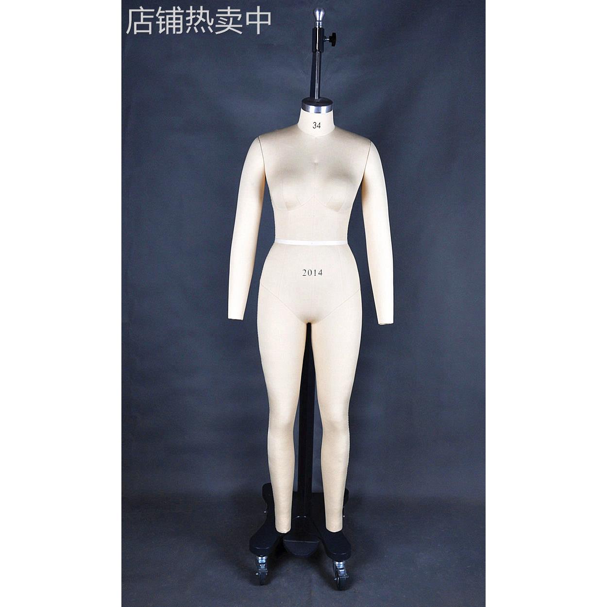 欧美码立裁模特 版房制衣模特全身试衣模特公仔 加头裁剪打版模特