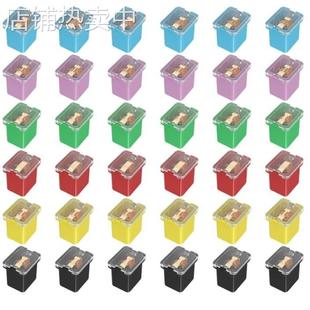 36件保险丝组合套件汽车低调箱形微型盒式 60A 保险丝20A