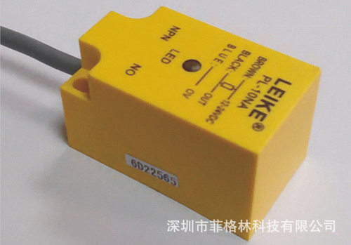 雷克LEIKEPL-10NA三线制方形直流DC24V接近开关三线NPN常开
