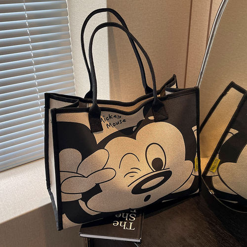 帆布手提袋单肩妈咪包通勤包