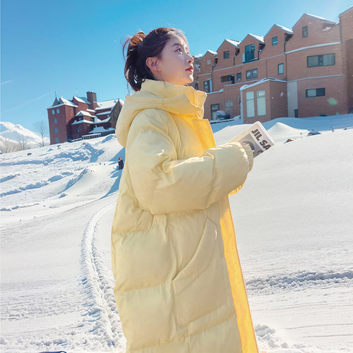 奶fufu新国标90白鸭绒羽绒服甜美