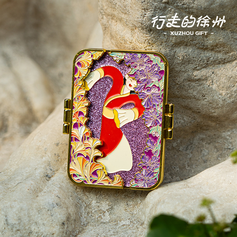 行走的徐州花韵俑影开合冰箱贴