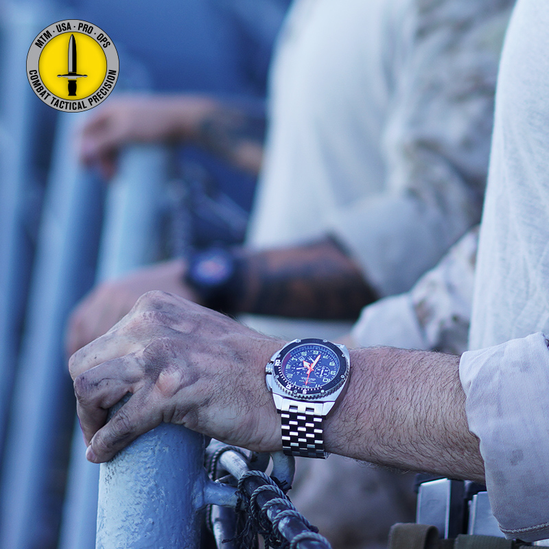 MTM愛国者ブラックディスクアメリカ輸入アウトドア防水スポーツ腕時計ファッションinsマイナーデザイン腕時計男