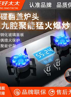 兴旺好太太魔碟翻盖煤气灶家用