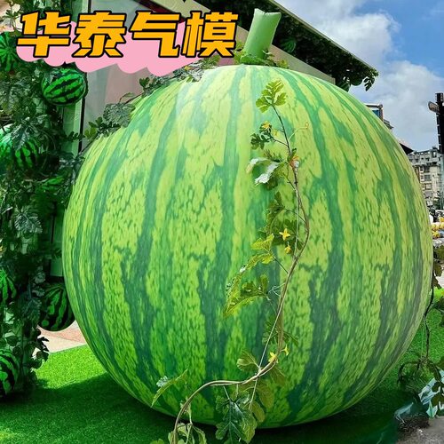 夏季西瓜柿子卡通行走气模