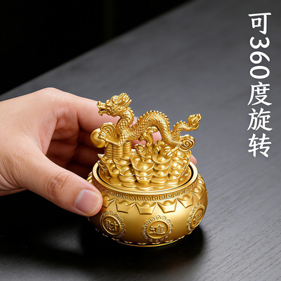 十二生肖聚宝盆手把件摆件