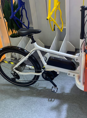 重载自行车Cargobike电助力单车货运自行车载重接送小孩大型宠物