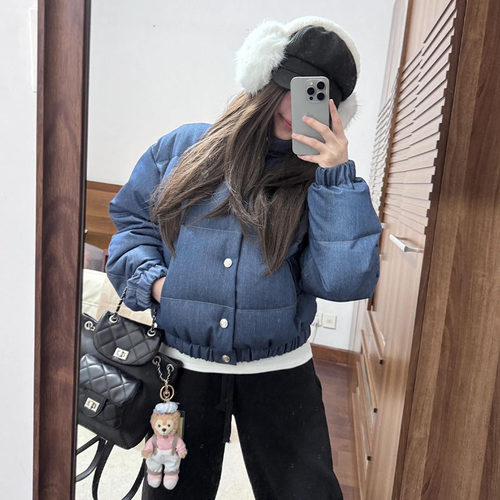 秋冬2025新款保暖羽绒棉服外套女