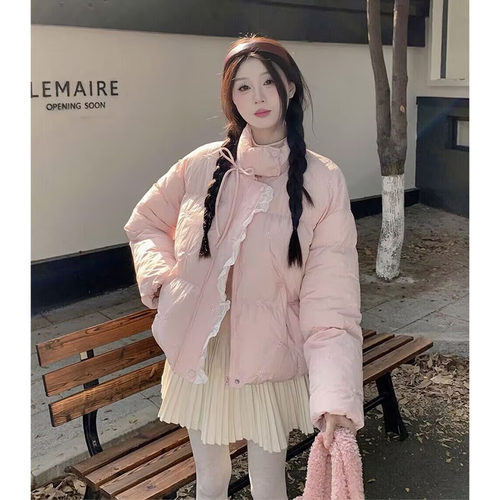 今年流行高级感保暖羽绒棉服女冬