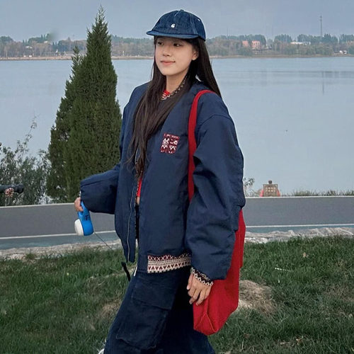 秋冬羽绒棉服女超好看夹棉厚外套