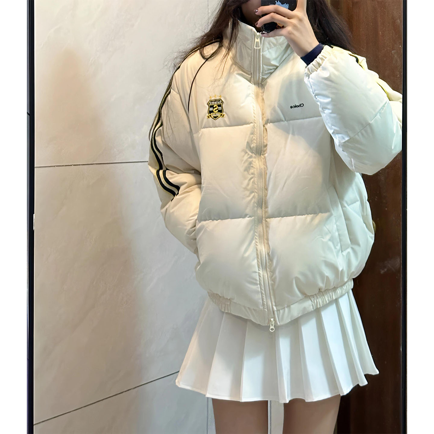 韩国高级感羽绒棉服女冬季外套潮