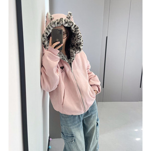 秋冬今年流行爆款 休闲慵懒风高级感气质保暖棉服外套女潮 韩系时尚