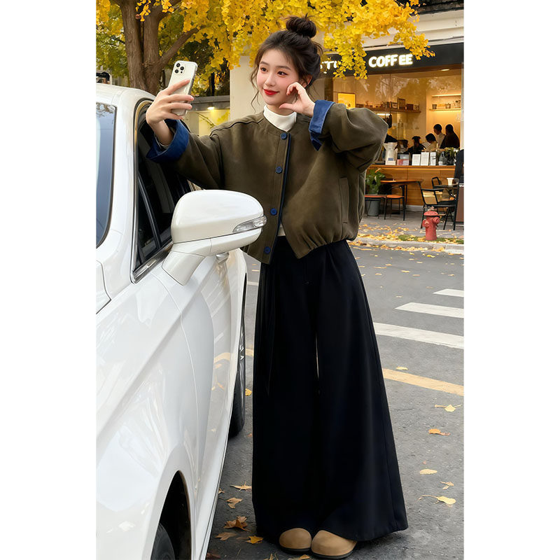 秋冬2025新款时尚高级感小个子洋气复古韩系宽松小香风百搭外套女,女装/女士精品,常规大码外套,淘宝优惠券,粉丝福利购,淘宝优惠卷