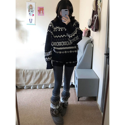 秋冬2025新款巨好看慵懒毛衣套装