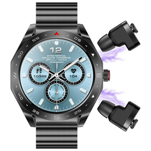 一讯牵 新款智能手环耳机二合一成人手表通话运动TWS蓝牙耳机多功能手表