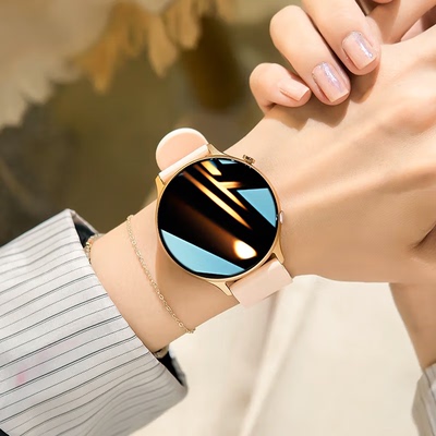 多功能女士时尚智能手表运动健康监测蓝牙通话智能手表手环