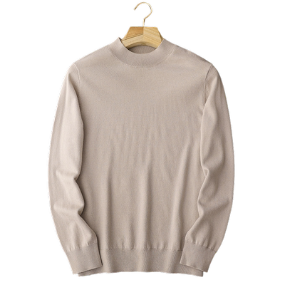 半高领秋冬季纯羊毛衫