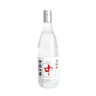 随机发货 河南贾湖52度中原味纯粮固态发酵白酒475ml单瓶包装