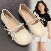 子学生小香风女孩公主单鞋 女童小皮鞋 百搭儿童鞋 新款 软底 2026春季