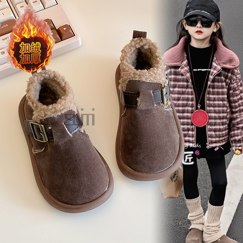 2025冬季新款宝宝室内保暖棉鞋