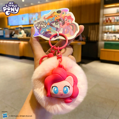 百茂小马宝莉碧琪毛绒包包挂件