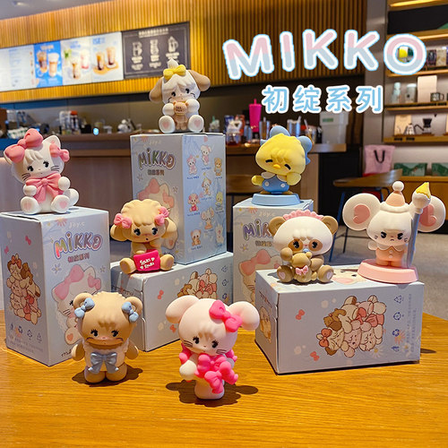 百茂2026新款MIKKO初绽盲盒摆件