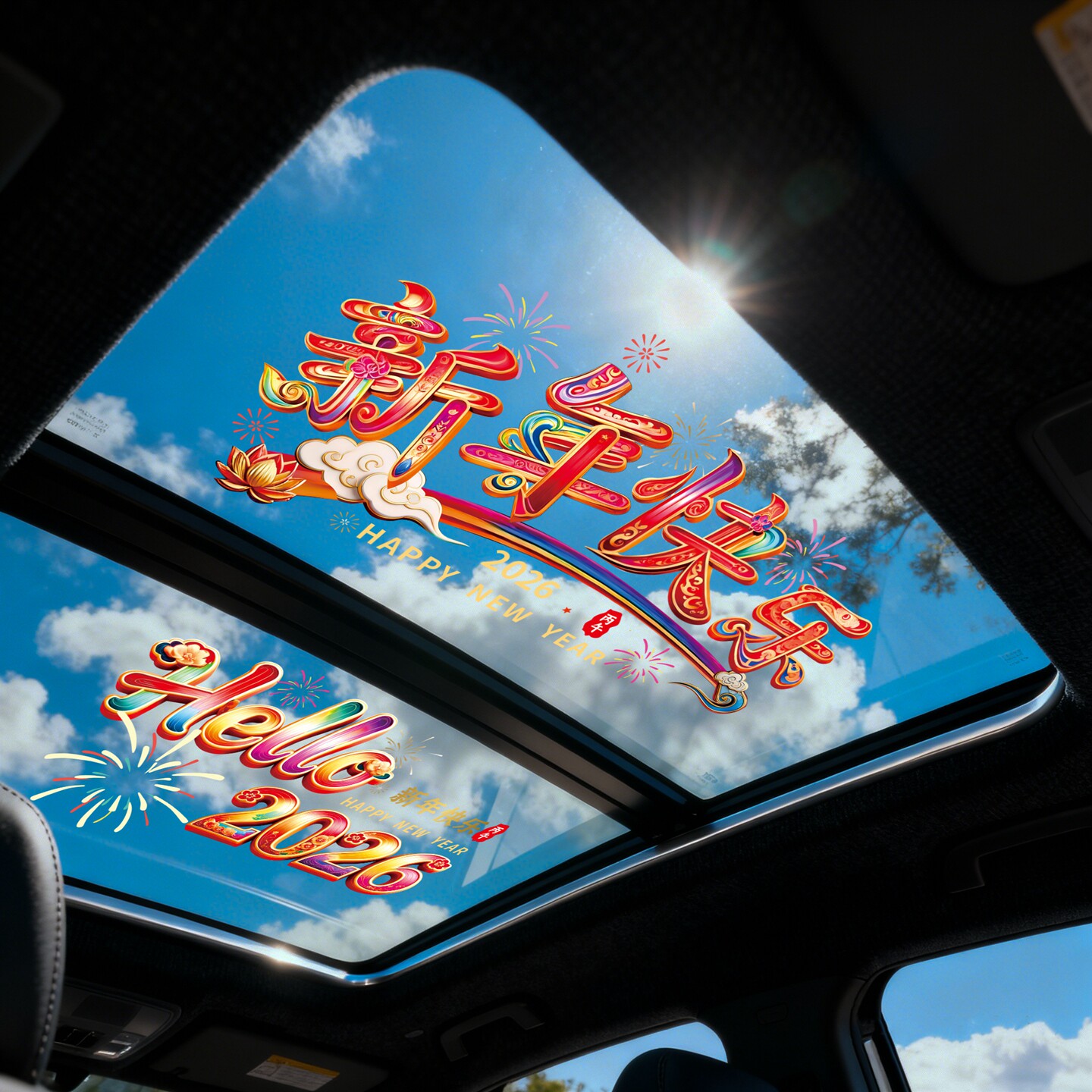 2026马年新年快乐贴纸一路平安马上有钱春联天窗个性搞笑电动车贴,汽车用品/电子/清洗/改装,汽车装饰贴/反光贴,淘宝优惠券,粉丝福利购,淘宝优惠卷