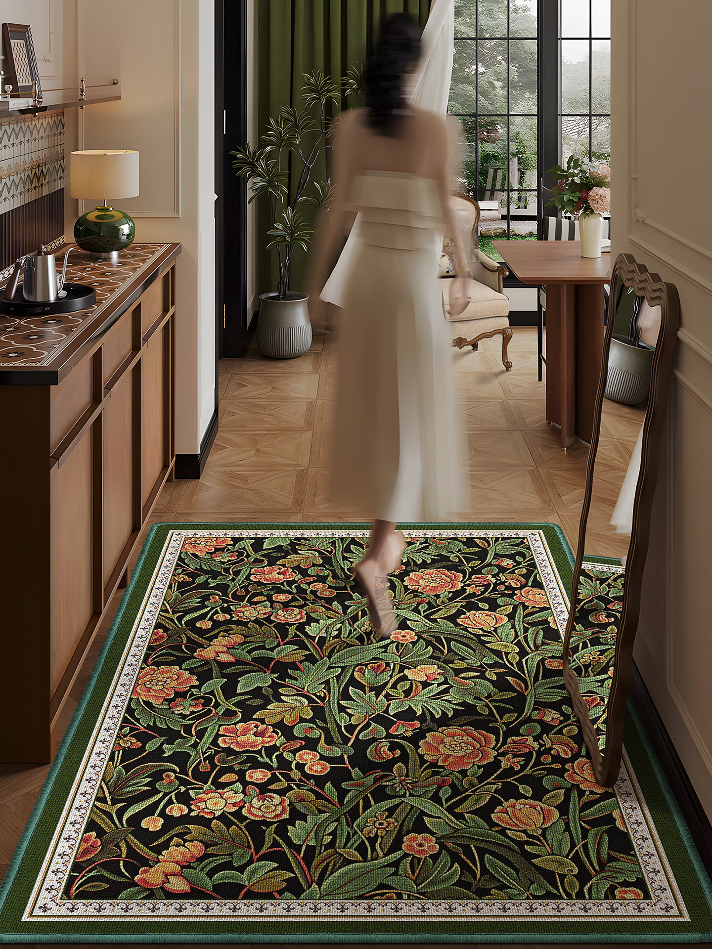 采购产品美国覆古田园风格入口地垫，高端门垫，家庭门垫，入口大