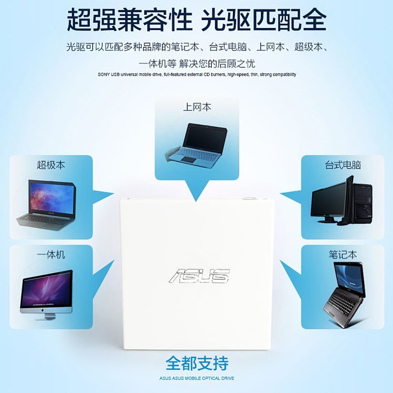 通用USB外置华硕笔记本电脑台式一体机移动外接华硕DVD光驱华硕盒|ruв категории компьютерное оборудование/дисплей/Компьютерная периферия, Компьютерная периферия, КД - ПЗУ/записать/DVD - от Buy2taobao.com для оказания профессиональной услуги покупки агента Taobao