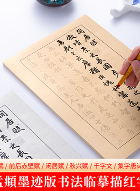 赵孟頫墨迹版宣纸临摹描红行书
