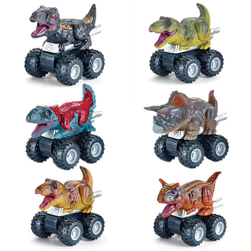 摔不坏仿真恐龙动物软胶回车男女