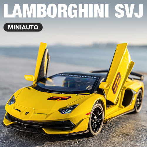兰博SVJ合金超跑仿真玩具模型车