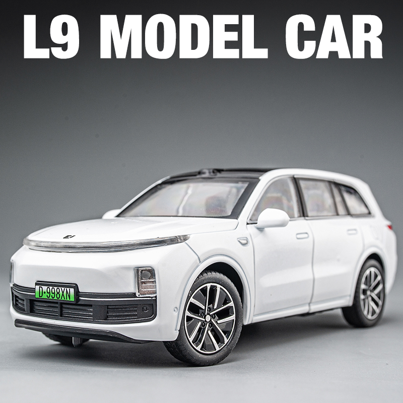 理想L9仿真SUV合金模型玩具车