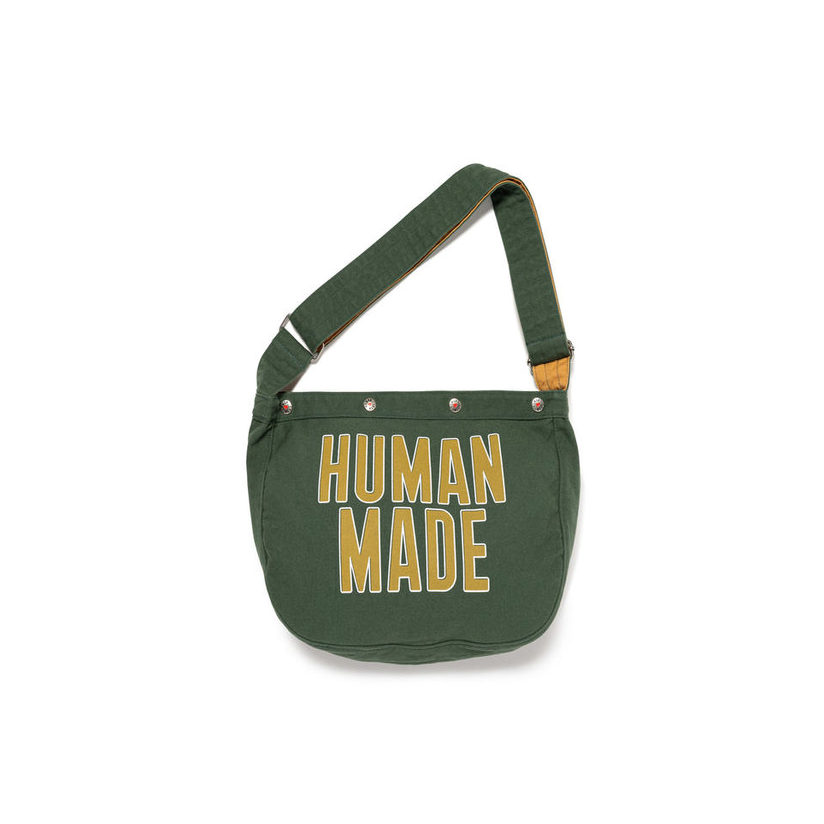 Human Made HM30GD057 绿色单肩包男