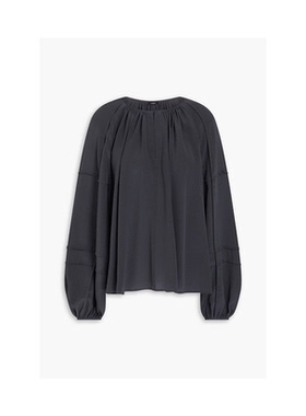 JOSEPH Havre 真丝双绉衫女情侣T恤时尚公主罩衫休闲百搭衬衣