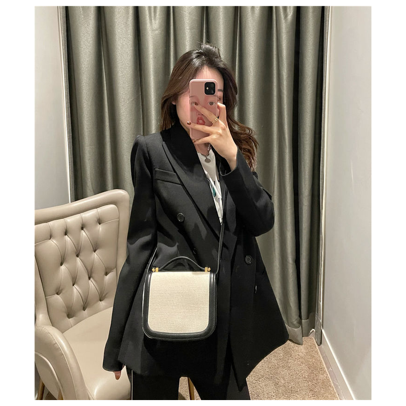 jil sander 吉尔·桑达   白色复古方形单肩包 jsps853527   ws