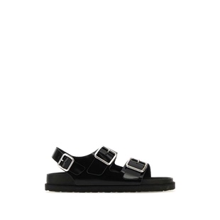 Avantgarde Birkenstock勃肯鞋 Milano 女 勃肯 黑色皮质凉鞋