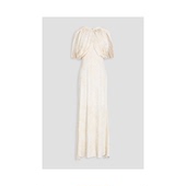 Rabanne 印花针织长款 连衣裙女伴娘裙婚礼裙裙子女通勤OL风仙女