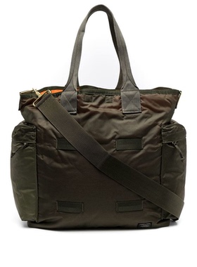 Porter  Bags 绿色托特包男送男友书包托特包男夏包包