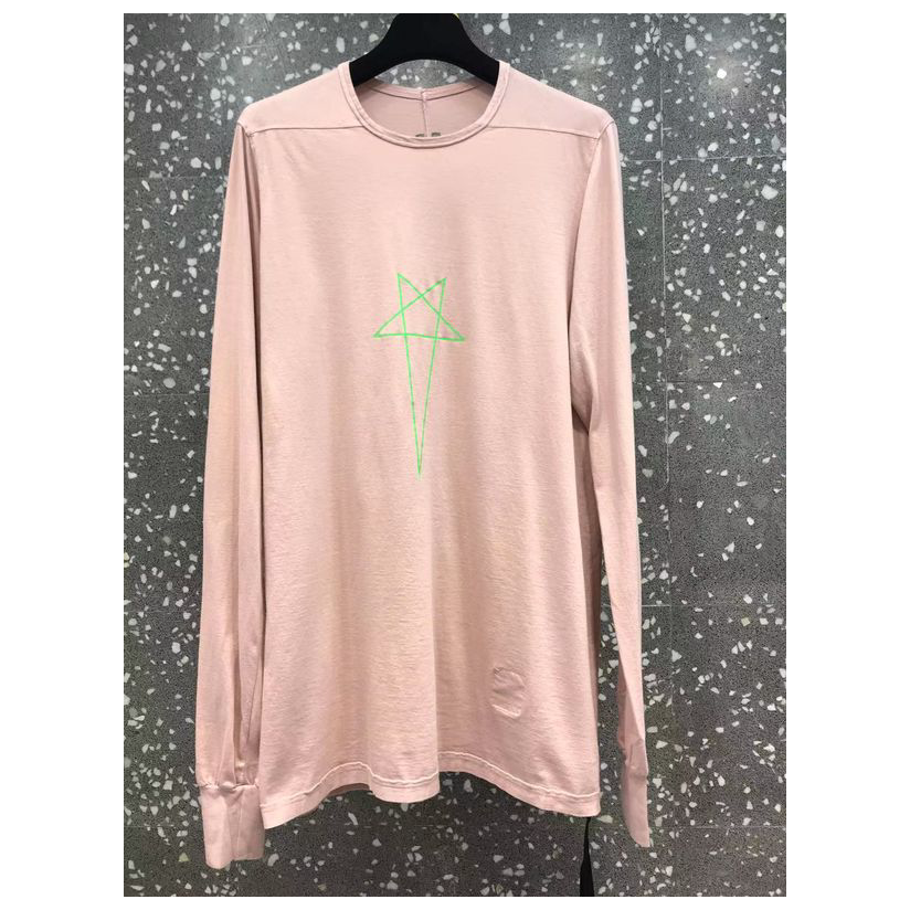 drkshdw by rick owens rick owens drkshdw  男款粉色五角星长