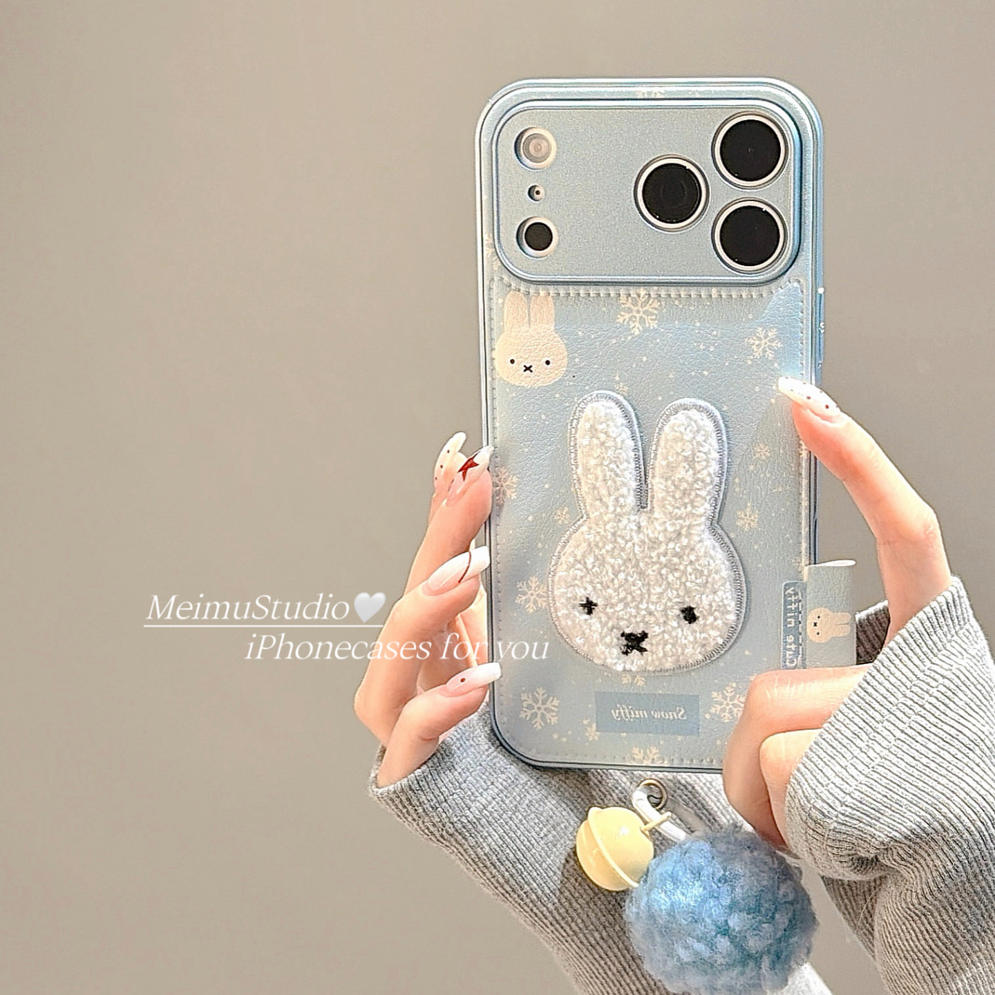 可爱卡通米菲兔适用苹果手机壳