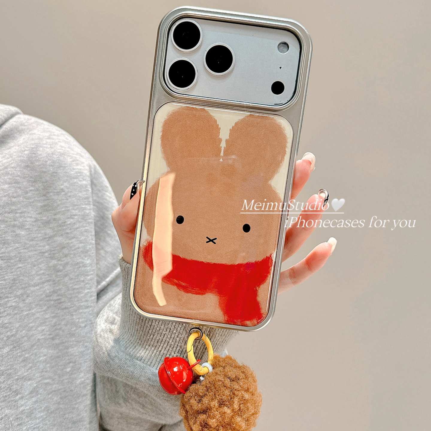 可爱卡通米菲兔适用苹果手机壳