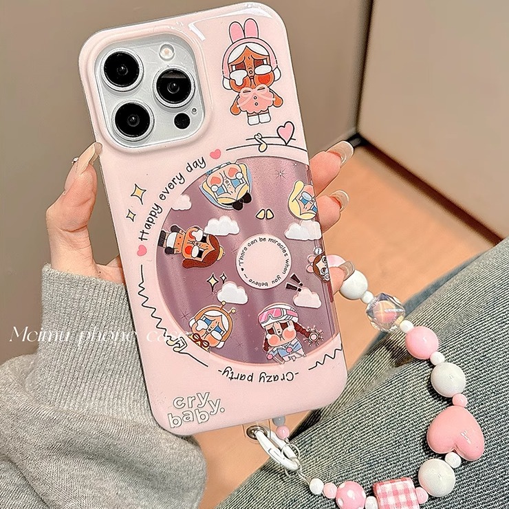 少女粉唱片哭娃适用苹果手机壳